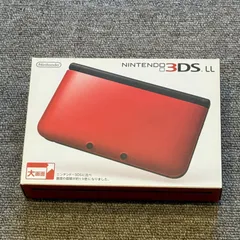2-038 ニンテンドー3DS LL レッド×ブラック 箱付き 完品