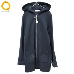 アンドレルチアーノ ANDRE LUCIANO ロングパーカー フーディー ロゴ ゴールド金具 レディース [a917353n]のサムネイル