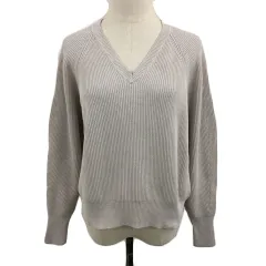 グリーンレーベルリラクシング ユナイテッドアローズ green label relaxing セーター ニット Vネック プルオーバー 無地 長袖 グレー ベージュ