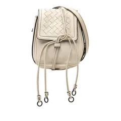 ボッテガヴェネタ イントレチャート ホワイト アイボリー レザー レディース BOTTEGAVENETA【1-0249678】