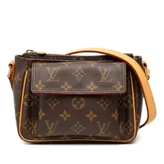 ルイ ヴィトン モノグラム ヴィバシテPM 斜め掛け ショルダーバッグ M51165 ブラウン PVC レザー レディース LOUIS VUITTON【1-0249699】