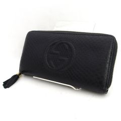 GUCCI グッチ ソーホー インターロッキングG ラウンドファスナー長財布