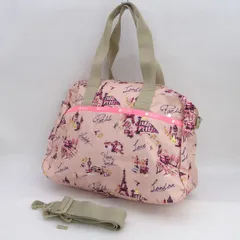 LESPORTSAC / レスポートサック ◆2wayショルダーバッグ/ハンドバッグ/パリ/ピンク 【バッグ/バック/BAG/鞄/カバン】 レディースファッション【中古】 