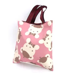 familiar / ファミリア ◆ミニバッグ/トートバッグ/クマ/総柄/タグ付き 680043 【バッグ/バック/BAG/鞄/カバン】 レディースファッション【中古】 