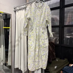 【東あずま店　併売品】　アフタヌーンティー AFTERNOON TEA  花柄 総柄 ワンピース 長袖 ナチュラル リバティ LIBERTY お呼ばれ デート オフィスカジュアル フォーマル かわいい 上品 可愛い