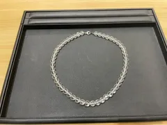 ガラスビーズネックレス