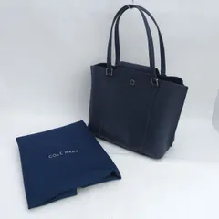 COLEHAAN / コールハーン ◆トートバッグ/スモール エブリデイ/レザー/ネイビー U06364 【バッグ/バック/BAG/鞄/カバン】 レディースファッション【中古】 