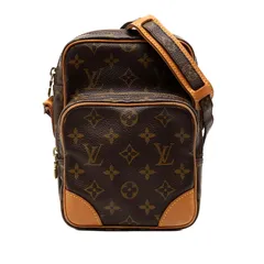 ルイ ヴィトン モノグラム アマゾン 斜め掛け ショルダーバッグ M45236 ブラウン PVC レザー レディース LOUIS VUITTON【1-0250533】