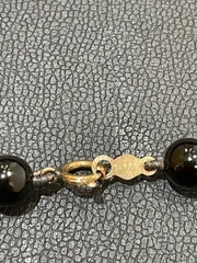 14K刻印　貴金属　ビーズネックレス　ジュエリー