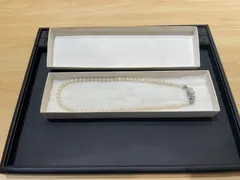 シルバー刻印入り　パールネックレス