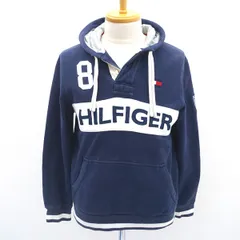 XLARGE / エクストララージ ◆プルオーバーパーカー/ロゴ/ネイビー/サイズS 【メンズ/MEN/男性/ボーイズ/紳士】 メンズファッション【中古】 
