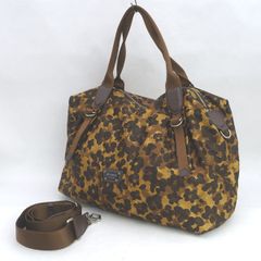 新品 ラシット レオパード ￼花柄 トートバッグ 旅行用 ボストンバック 
