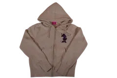 【TDR限定】ディズニー ミニー 刺繍 ジップパーカー ベージュ S / Tokyo Disney Resort Minnie Mouse Embroidered Hoodie S