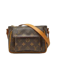ルイ ヴィトン モノグラム ヴィバシテPM 斜め掛け ショルダーバッグ M51165 ブラウン PVC レザー レディース LOUIS VUITTON【228-51929】