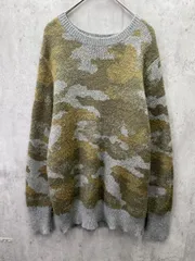 BANANA REPUBLIC バナナリパブリック ニット セーター グレー×グリーン ◆■レディース