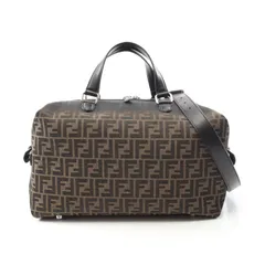 フェンディ FENDI ボストンバッグ FFエクリッシ シエスタ ミディアム 7VA638APD8F0L3T ブラウン キャンバス レザー ボストンバッグ メンズ 新品のサムネイル