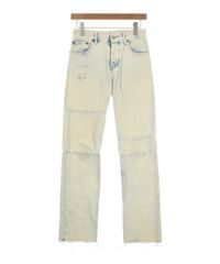 古着 MM6 ワイドレッグ ブリーチ ダメージ デニム パンツ 40 古着 MM6 ワイドレッグ ブリーチ ダメージ デニム パンツ 40 - メルカリ