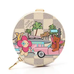 ルイ・ヴィトン LOUIS VUITTON コインケース ポルトモネロン N60493 PVCコーティングキャンバス ポルトモネ・ロン レディース Used B