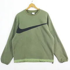 ナイキ NIKE クラブ+ フリース ウィンタライズド クルー プルオーバー L オリーブグリーン 2sa7252