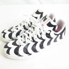 マリメッコ marimekko adidas Stan Smith スタンスミス スニーカー 28cm ホワイト/ブラック 2sa7254