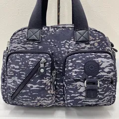 9229　KIPLING キプリング　ハンドバッグ　トートバッグ　カモフラ　カモフラージュ　迷彩　レディース　軽量　カジュアル　シンプル　ポケット多数　フロントポケット