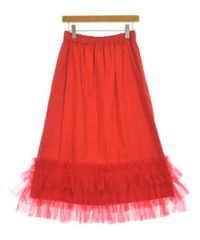 COMME des GARCONS Girlチュールスカート レッド - メルカリ