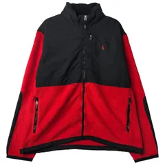 古着 ラルフローレン Ralph Lauren POLO by Ralph Lauren 切替 フリースジャケット メンズXL相当/eaa610203