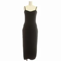 アンクレイヴ uncrave 23AW メリノウールキャミワンピース ニット ワンピース ロング 1 S 黒 ブラック /☆G