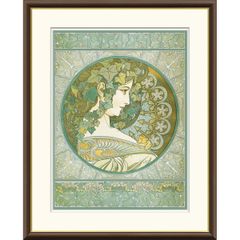 ☆ミュシャ☆フレームマット付きポスター画☆豪華 - メルカリ