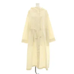 フレイアイディー FRAY I.D ウエストリボンモッズコート ロング フード 薄手 F 白 ホワイト FWFC201041 /KU