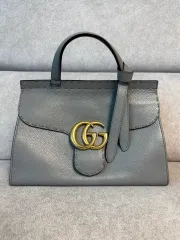 グッチ GG マーモント トップハンドル スモール ショルダーバッグ 421890