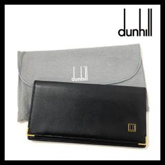 美品 DUNHILL 長財布 二つ折り オックスフォード ブラック - メルカリ