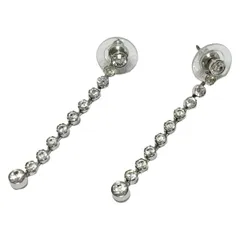 SWAROVSKI(スワロフスキー) ピアス - クリア×シルバー
