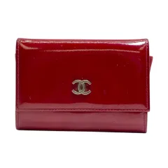 シャネル コインケース 小銭入れ カードケース パスケース ココマーク パテント レザー レッド 7番台 CHANEL 上品 洗練 定番 高級感 実用性 汎用性のサムネイル