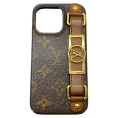 ルイヴィトン iPhone 13Pro モノグラム バンパードーフィーヌ スマホカバー スマホケース レザー ゴールド金具 M81214 LOUIS VUITTON 上品 洗練 定番 高級感 実用性 汎用性