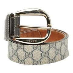 GUCCI GGスプリーム ベルト 80/32 138447 ベージュ ブラウン - メルカリ