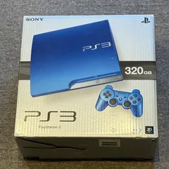 2-042【美品】PS3 本体 CECH-3000B スプラッシュ・ブルー 箱付き 完品