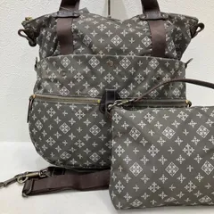 9061　russet ラシット　3way　トートバッグ　リュックサック　ショルダーバッグ　ミニバッグ付き　レディース　グレー　ブラウン　カジュアル　シンプル　モノグラム