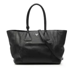 プラダ 三角ロゴプレート ハンドバッグ ショルダーバッグ 2WAY BN2795 ブラック レザー レディース PRADA【1-0247647】