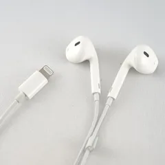 EarPods with Lightning connector イヤホン USED美品 Apple 純正品 iPhone ライトニングコネクター 完動品 中古 X0667