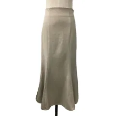 フリーズマート Free's Mart スカート フレア マーメイド ロング 無地 ウエストゴム S ベージュ