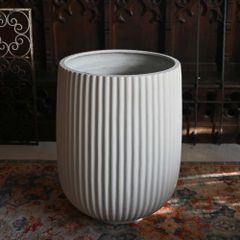 L3710-36 英国アンティーク ブリキ ドラム ジャンク 鉢 ガーデニング