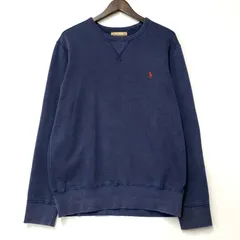 【中古品】POLO RALPH LAUREN ポロ・ラルフローレン 前V RED PONY SWEATSHIRT レッド ポニー スウェットシャツ トレーナー 長袖　トップス 【146-260206-kh-11-izu】