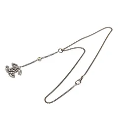 シャネル ココマーク シルバー メタル ラインストーン レディース CHANEL【1-0248889】
