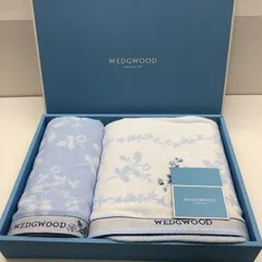 【新品】WEDGWOOD タオルセット バスタオル フェイスタオル ブルー 箱あり ウェッジウッド 
SGSF26-0324