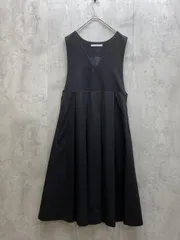 KBF ケービーエフ アーバンリサーチ KB62-26D060 Vネック プリーツ ジャンパースカート ワンピース sizeOne/黒  ◇■レディース