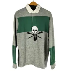 ポロラルフローレン POLO RALPH LAUREN classic fit ドクロ刺繍 L/S ラガーシャツ メンズ import：M 