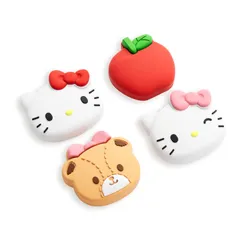 Kuitmor Switch2 スティックカバー Switch2 proスティクカバー 有機EL対応 Joy con対応 4枚入れ コントロール キャップ ジョイコンスティックカバー 取り付け簡単 滑り止め 親指グリップキャップ 可愛い 女 男の子 贈り物 プ