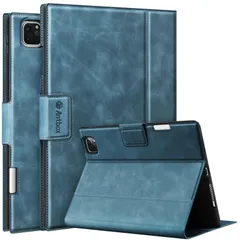 Antbox iPad Pro 12.9 ケース 2022 第6世代 iPad Pro 12.9 第5/4/3世代(2021/2020/2018) 兼用 Upgraded ソフトPUレザー製 全面保護 Pencil 2 収納/ペアリングとワイヤレス充電対応 ひ