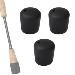 竿尻キャップ 釣りロッド バット キャップ シリコン製 3個